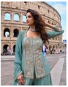 Mehar By Sayuri Real Simar Silk Readymade Sharara Suits